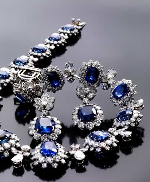 Detailabbildung: † Saphir-Diamant-Set von Bulgari