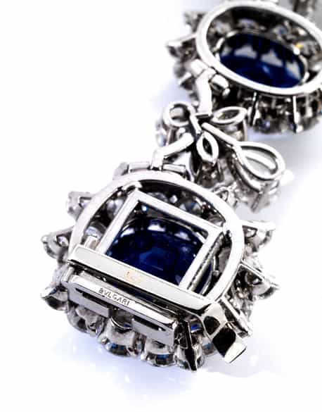 Detailabbildung: † Saphir-Diamant-Set von Bulgari