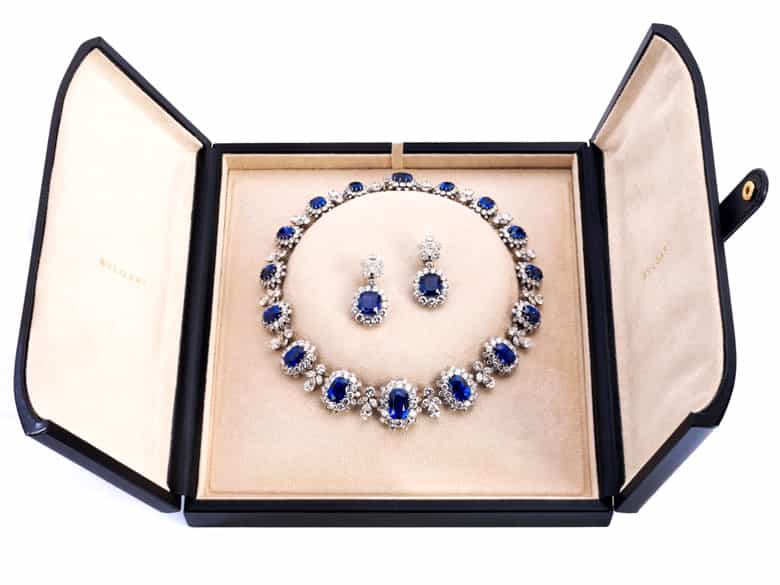 Detailabbildung: † Saphir-Diamant-Set von Bulgari