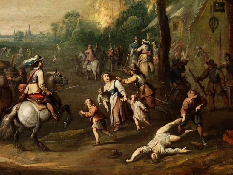 Detailabbildung: Sebastian Vrancx, 1573 Antwerpen - 1647, zug. 