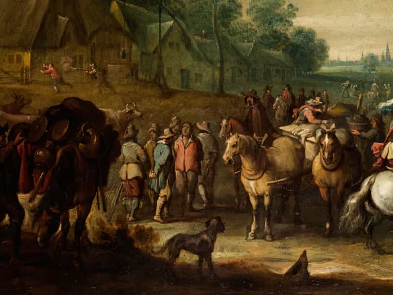 Detailabbildung: Sebastian Vrancx, 1573 Antwerpen - 1647, zug. 