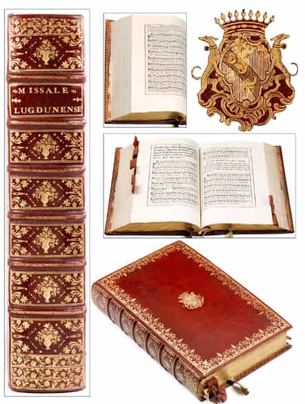Detailabbildung: † Eine bedeutende Sammlung Bücher mit den vergoldeten Wappen herausragender Persönlichkeiten des 18. Jahrhunderts
