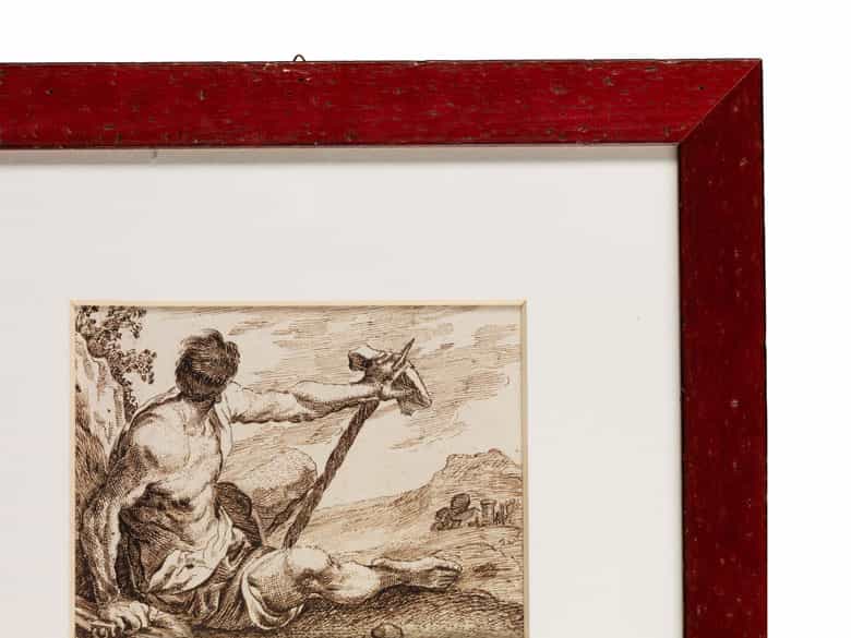 Detailabbildung:  Tuschezeichnung