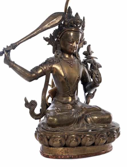 Detailabbildung:  Paar Buddhas als Lampen