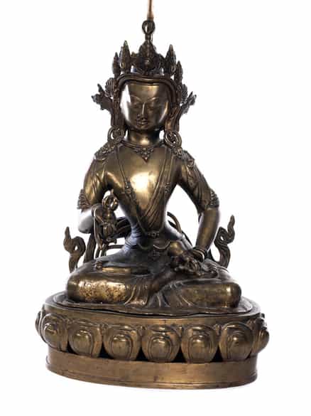 Detailabbildung:  Paar Buddhas als Lampen