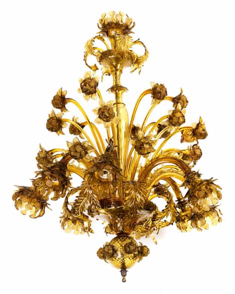 Detailabbildung: Großer Murano-Hängeleuchter 