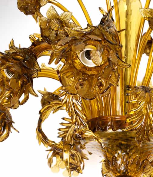 Detailabbildung: Großer Murano-Hängeleuchter 