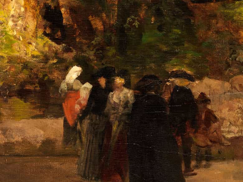 Detailabbildung:  Oswald Achenbach, 1827 Düsseldorf – 1905 Düsseldorf