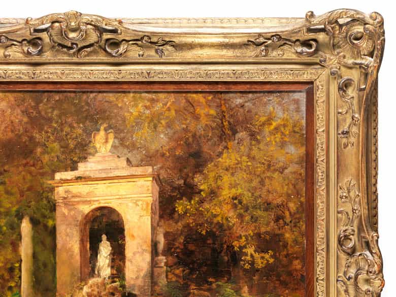 Detailabbildung:  Oswald Achenbach, 1827 Düsseldorf – 1905 Düsseldorf