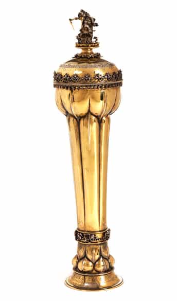 Detailabbildung: Vermeilpokal auf das Königlich Bayerische 3. Feld-Artillerie-Regiment Königin Mutter