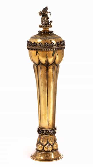 Detailabbildung: Vermeilpokal auf das Königlich Bayerische 3. Feld-Artillerie-Regiment Königin Mutter