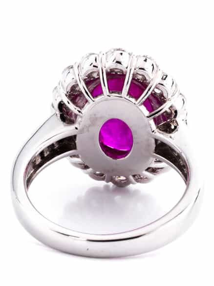 Detailabbildung: Rubin-Diamantring