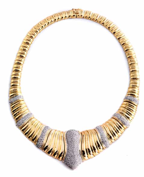 Detailabbildung:  Brillantcollier