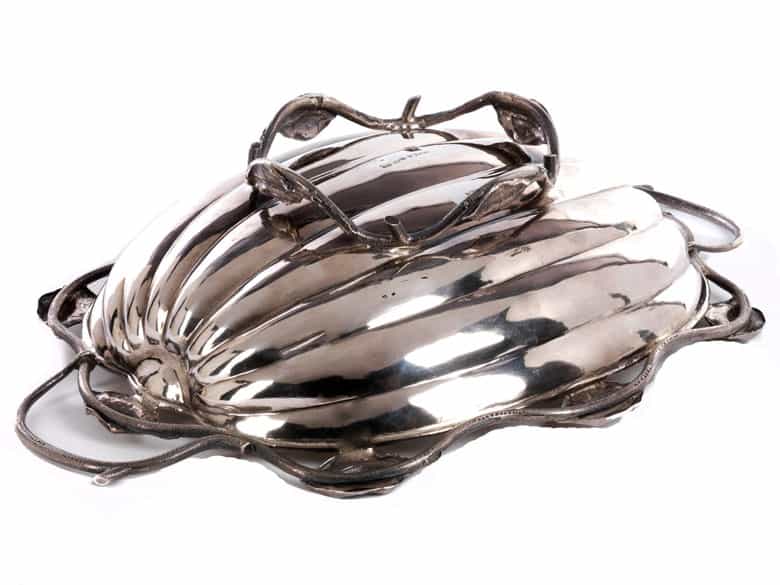 Detailabbildung:  Russische Silberschale