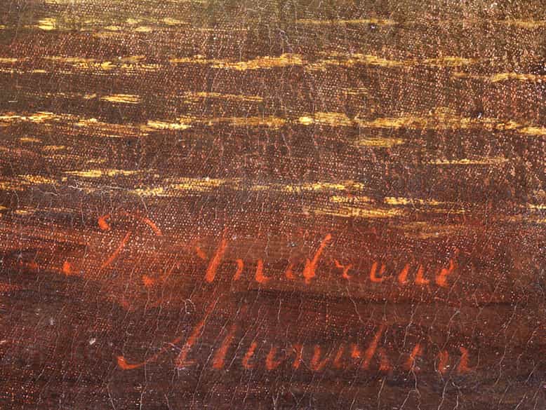 Detailabbildung:  Tobias Andreae, 1823 Frankfurt – 1873 München