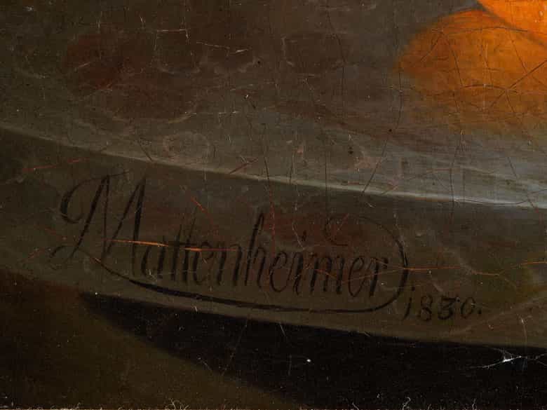 Detailabbildung: Theodor Mattenheimer, 1787 Bamberg – 1856 München 