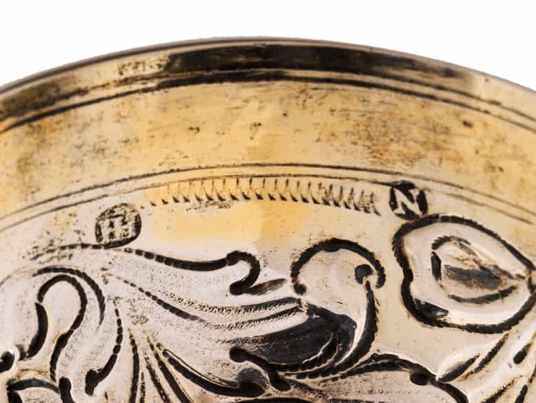 Detailabbildung:  Nürnberger Kugelfußbecher