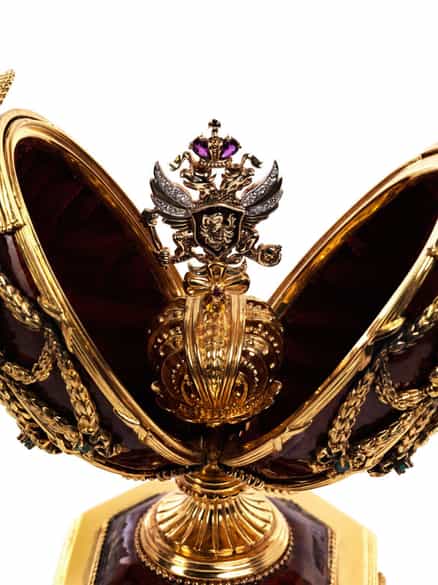 Detailabbildung:  Juwelen-Ei von Fabergé ”Der Adler des Zaren“