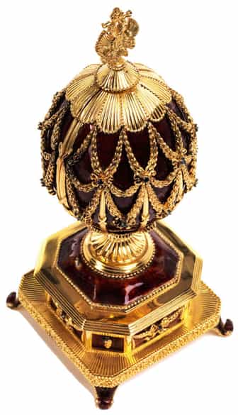 Detailabbildung:  Juwelen-Ei von Fabergé ”Der Adler des Zaren“