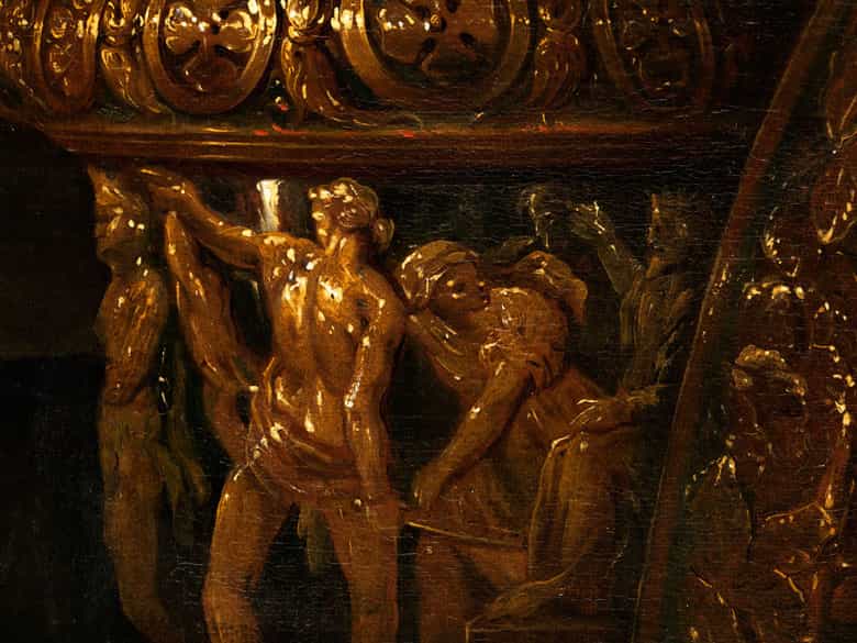 Detailabbildung:  Giuseppe Recco, 1634 Neapel – 1695 Alicante, zug.