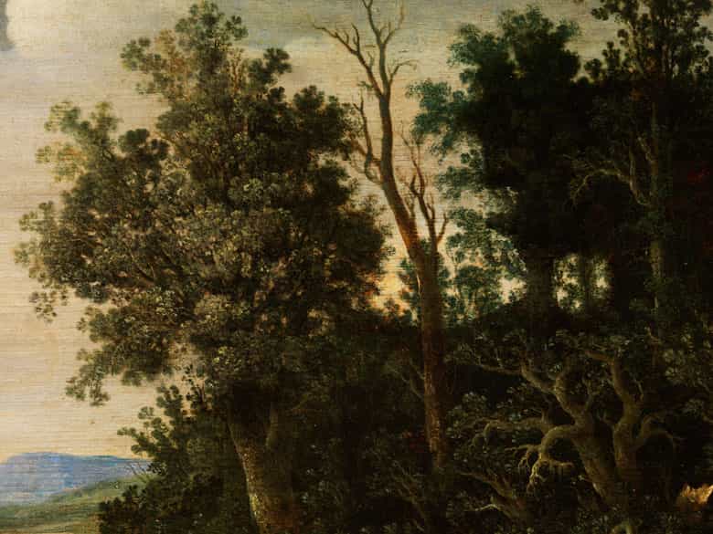 Detailabbildung: Esaias van de Velde, um 1587/ 91 Amsterdam - um 1630 Den Haag, zug.