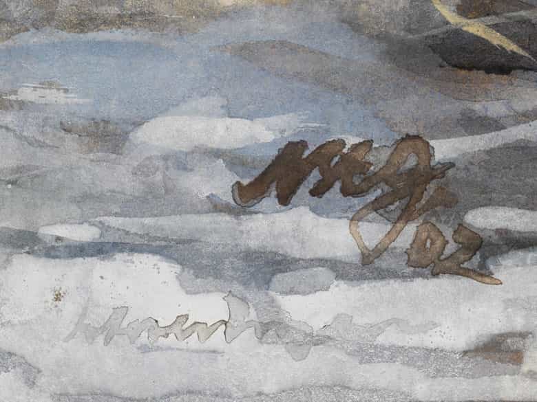 Detailabbildung: Holländischer oder norddeutscher Maler des 19. Jahrhunderts