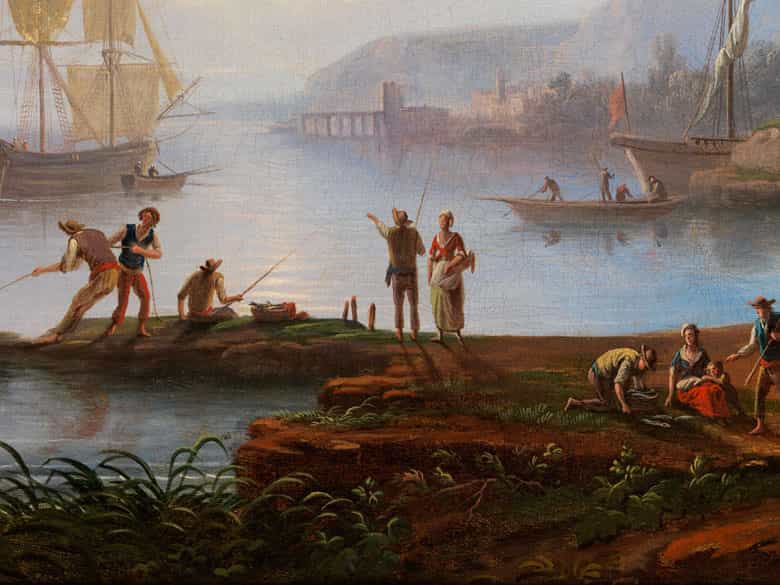 Detailabbildung: Orazio Giovanni Grevenbroeck, 1670 Paris – 1730, zug.