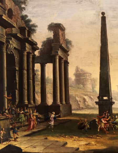 Detailabbildung: Giovanni Paolo Panini, 1691 Piacenza – 1765 Rom