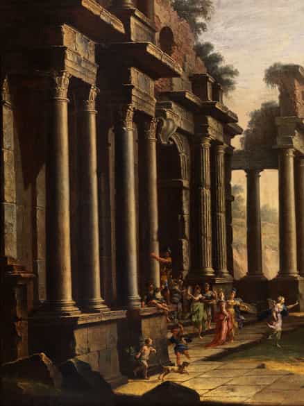 Detailabbildung: Giovanni Paolo Panini, 1691 Piacenza – 1765 Rom