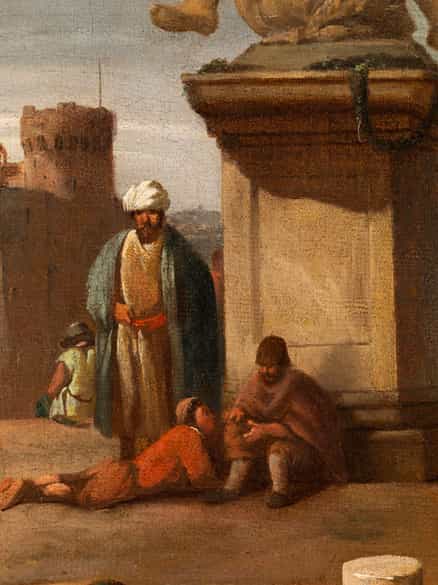 Detailabbildung: Johannes Lingelbach, 1622 Frankfurt am Main – 1674 Amsterdam