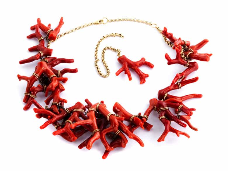 Detailabbildung:  Korallencollier