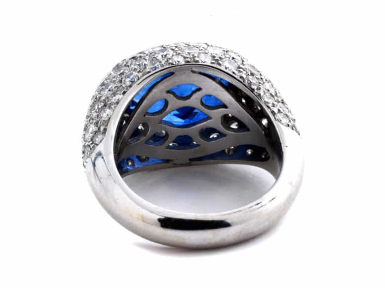 Detailabbildung: Saphir-Brillantring