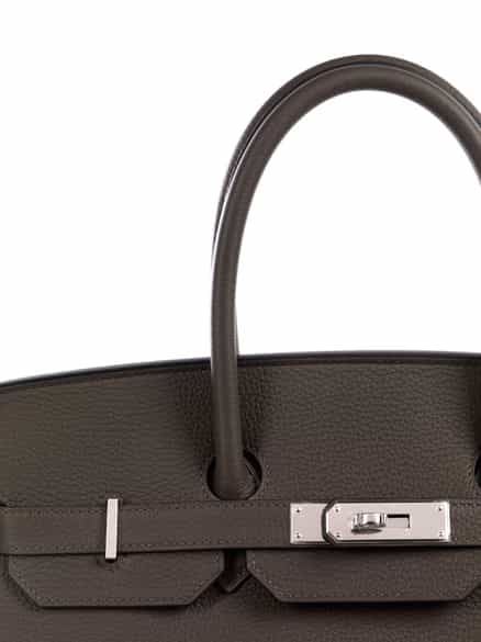 Detailabbildung: Hermès Birkin Bag 35 cm Taupe 