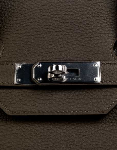 Detailabbildung: Hermès Birkin Bag 35 cm Taupe 