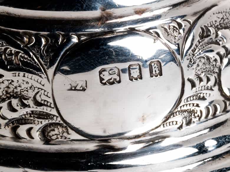 Detailabbildung: Paar Londoner Silberleuchter