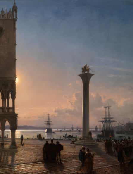 Detailabbildung: Friedrich Nerly d. Ä., 1807 Erfurt - 1878 Venedig 