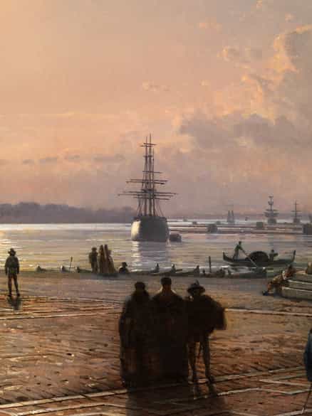 Detailabbildung: Friedrich Nerly d. Ä., 1807 Erfurt - 1878 Venedig 