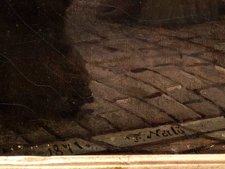 Detailabbildung: Friedrich Nerly d. Ä., 1807 Erfurt - 1878 Venedig 