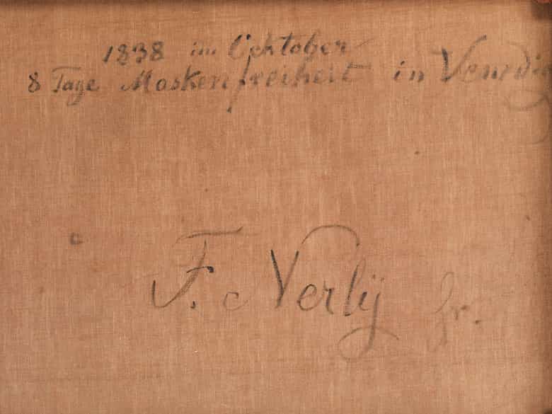 Detailabbildung: Friedrich Nerly d. Ä., 1807 Erfurt - 1878 Venedig 