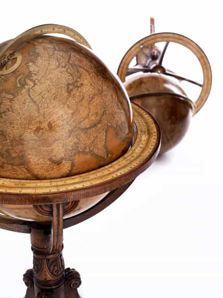 Detailabbildung: Paar Bibliotheksgloben