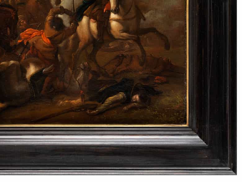 Detailabbildung: Adam Frans Van der Meulen, 1632 Brüssel – 1690 Paris, zug.