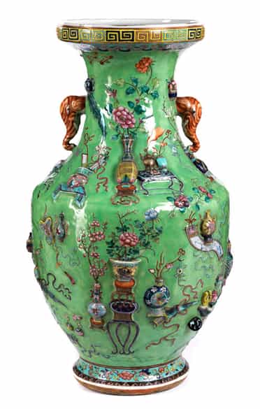 Detailabbildung:  Chinesische Porzellanvase