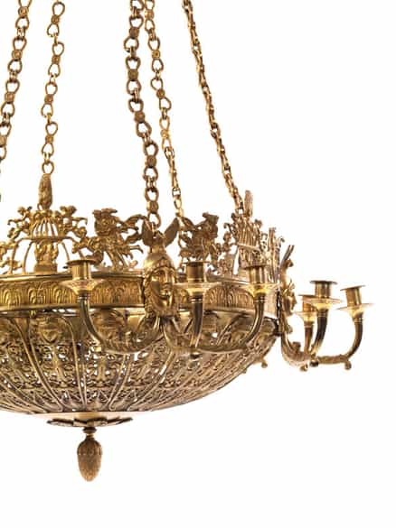 Detailabbildung: Großer, prächtiger Empire-Deckenlüster
