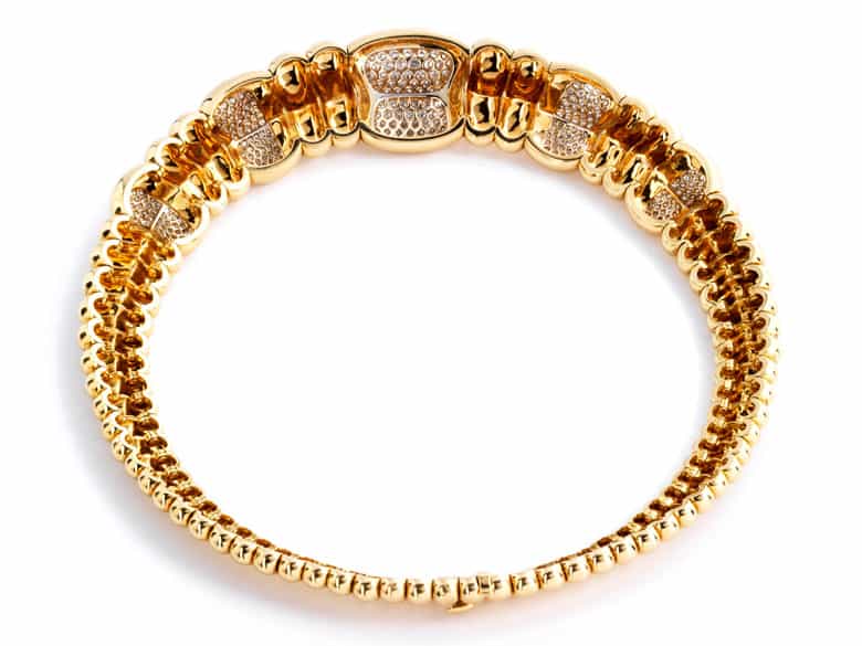 Detailabbildung:  Gold-Brillantcollier von Poiray