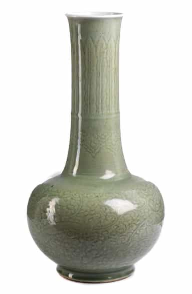 Detailabbildung:  Kangxi Celadon-Vase