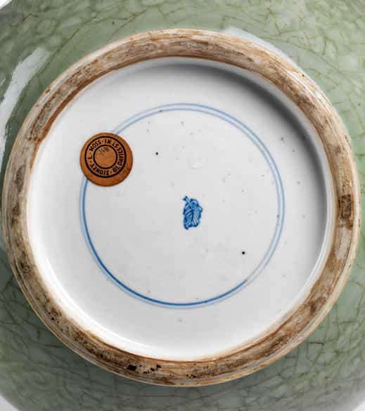Detailabbildung:  Kangxi Celadon-Vase