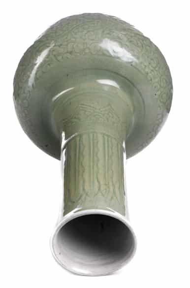 Detailabbildung:  Kangxi Celadon-Vase