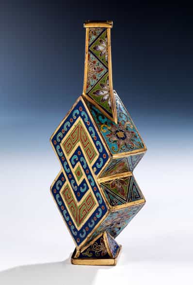 Detailabbildung:  Seltene Lozenge Vase