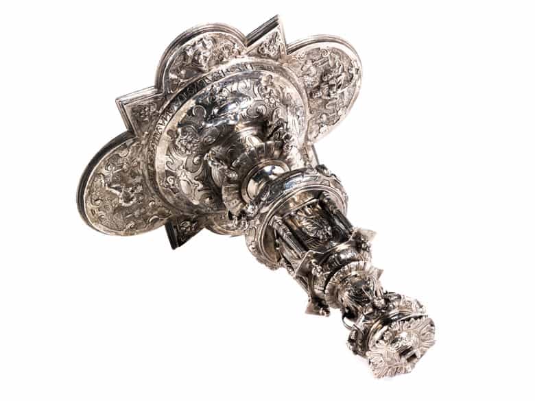 Detailabbildung:  Altarkreuz aus Bergkristall 