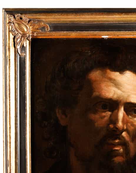 Detailabbildung: Französischer Caravaggist, aktiv in Rom in der ersten Hälfte des 17. Jahrhunderts